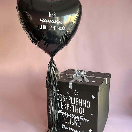 Воздушные шары в коробке