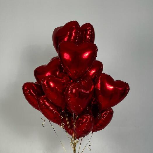Фольгированные сердца шары. Шары на праздник. Шары на день Рождения. Подарок на мероприятие. 14 февраля