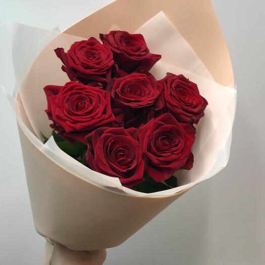 Bouquet of 7 fragrant roses
