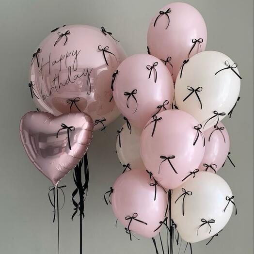 Набор шаров с бантами 11 шт🎀