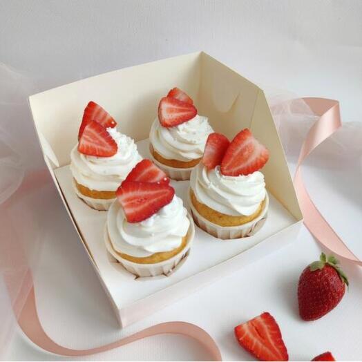 Cupcakes de FRESA