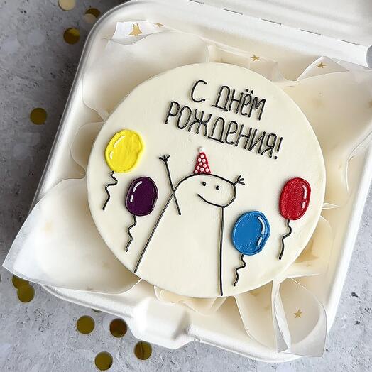 Pastel de cumpleaños Bento con bolas