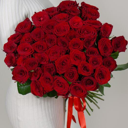 Ramo de 51 rosas rojas