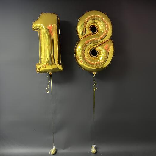 Цифра "18"