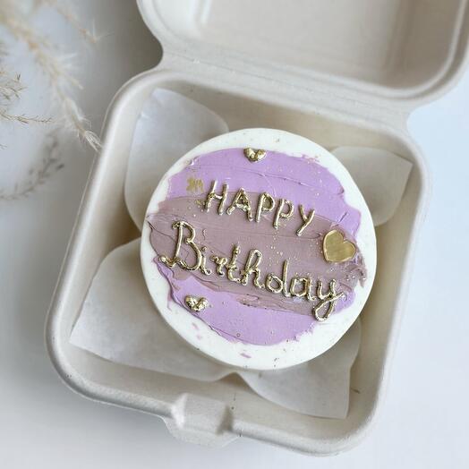 Бенто торт Happy Birthday девушке
