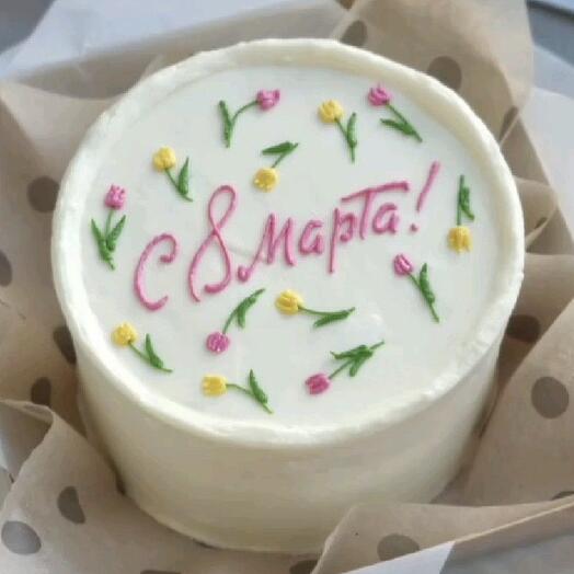Бенто торт "С 8 марта!"