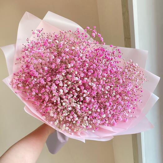 Пышный букет из гипсофилы🩷🎀🌸