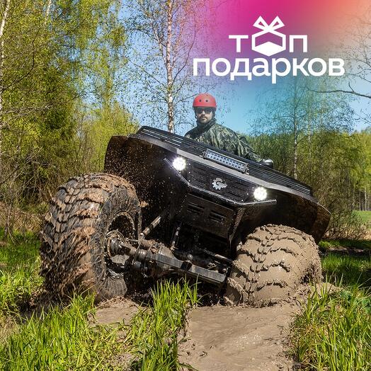 Подарочный сертификат Аренда снегоболотохода / квадробигфута для 1-3 чел. (3 часа)