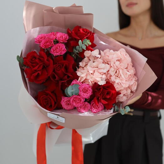 Сборный букет «Страсть»