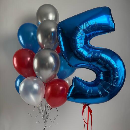 Набор шаров для мальчика на 5 лет
