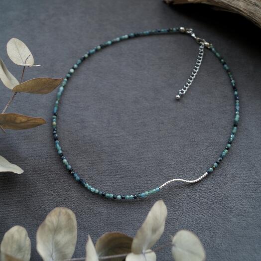 Чокер "Экстатик" из синего турмалина