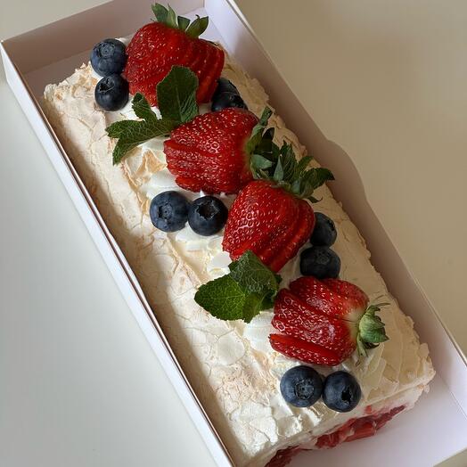 Меренговый рулет