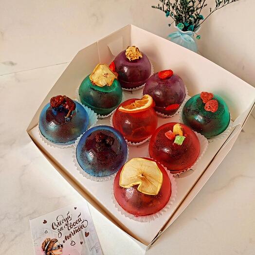 🔮☕️🫖 Подарочный набор чайных бомбочек ( каждая на 1000 мл ) в подарок на день рождения/ маме, любимой, папе, учителю