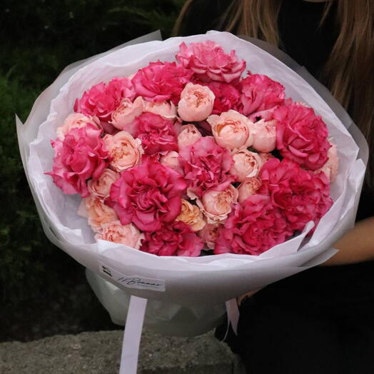 Микс пионовидных роз ♥️