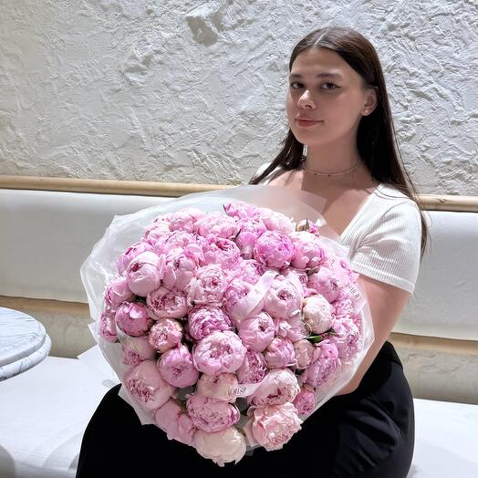 Букет 51 пион