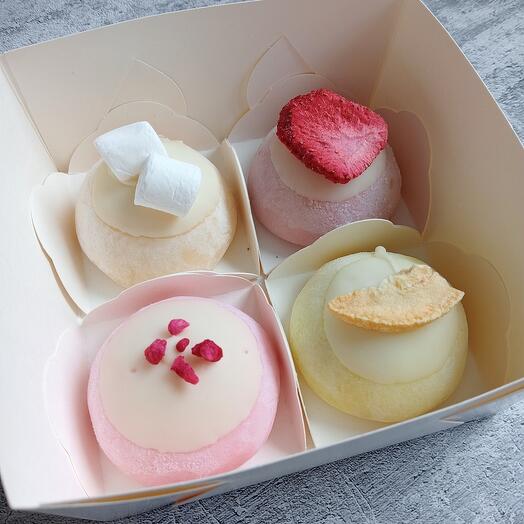 Набор моти, пирожные 4 шт, подарок