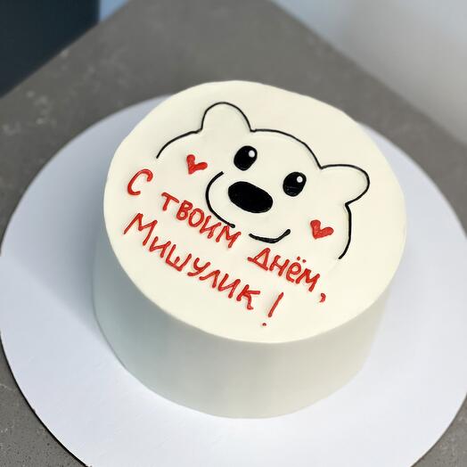 Торт мишка