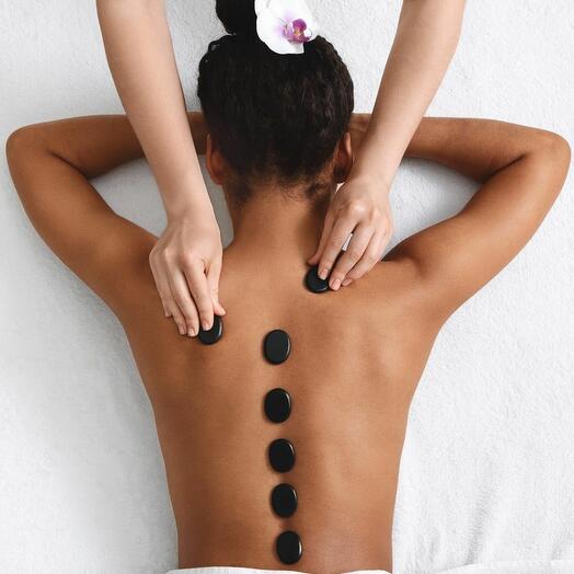 Электронный сертификат STONE SPA с горячими камнями на одного 1.5 часа