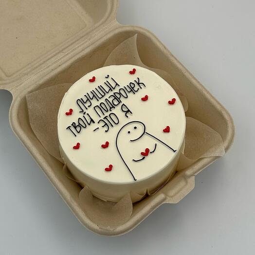 Бенто торт на день влюблённых