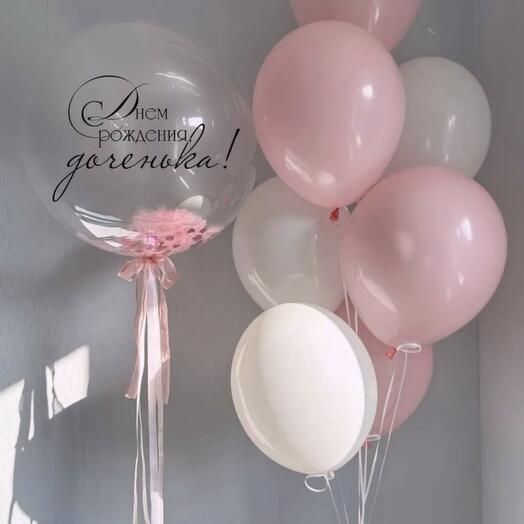 Набор шаров ДОЧЕНЬКЕ