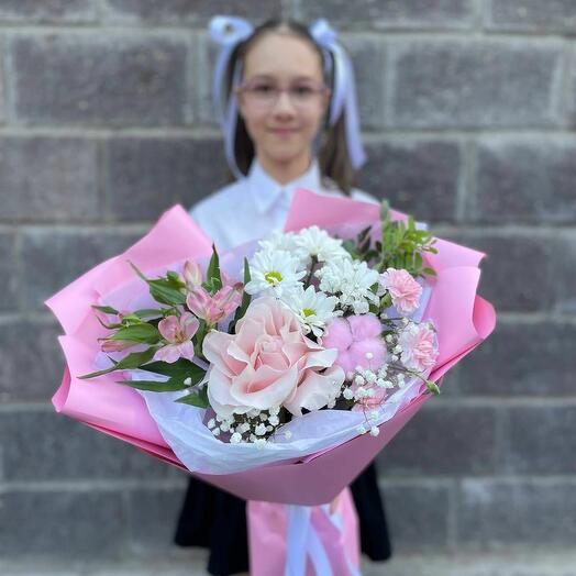 Розовый букет