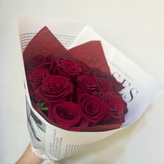 Букет из 14 красных роз