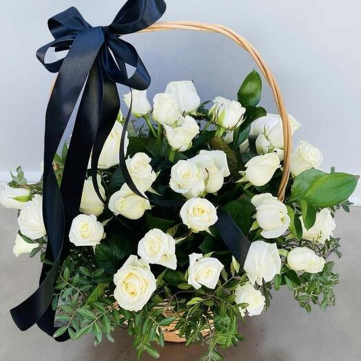 Траурная корзина