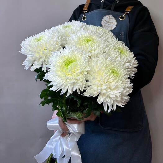 Букет из 7 одноголовых хризантем