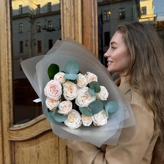 Пионовидные Розы Бомбастик Xs