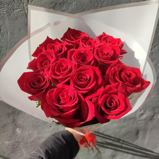 Букет из красных роз Эквадор