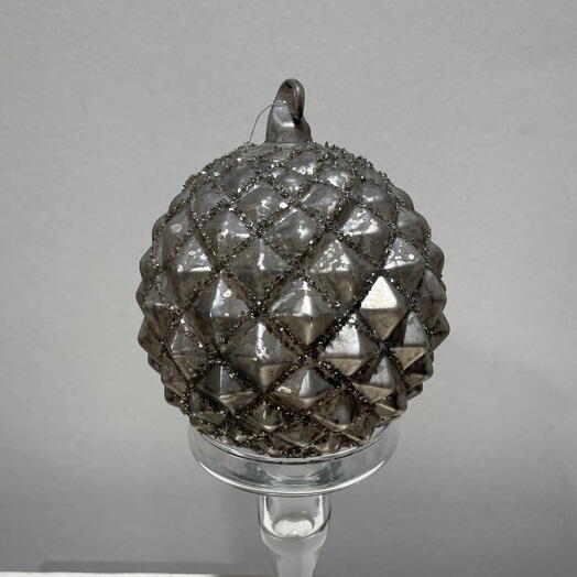 Шар стеклянный темный