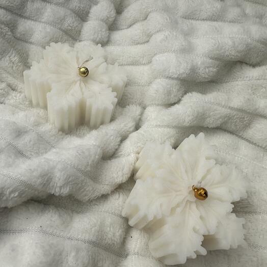 Свечи снежинки