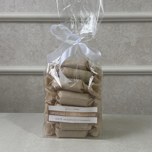 Ириски с шоколадом и апельсином 15 шт