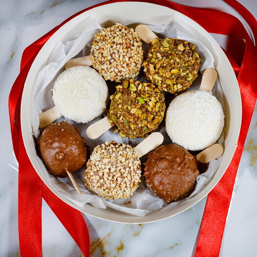 Набор Premium Макарон Ассорти 8 шт Happy Birthday