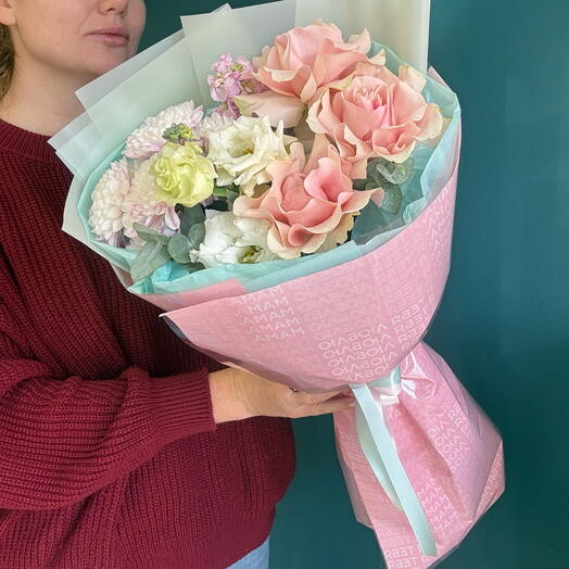 Букет «Мое солнышко» с розами
