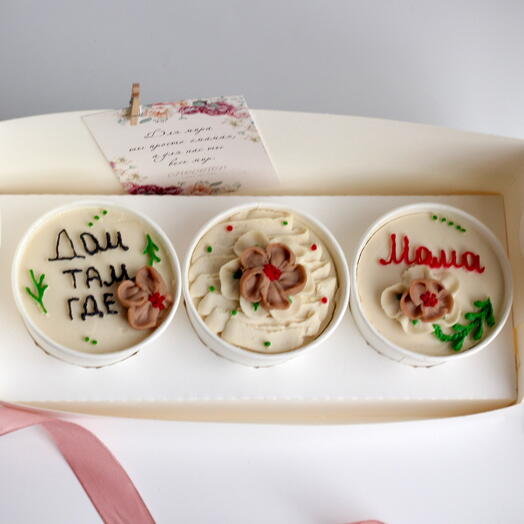 Mini cake to go (vegan) в подарок маме
