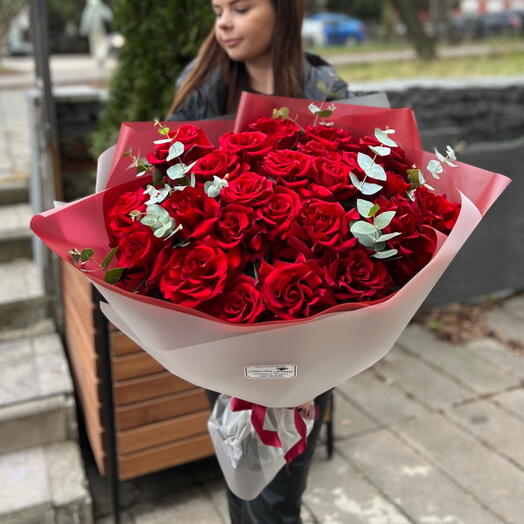 Моно букет из французских роз