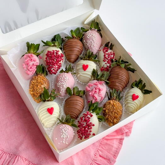 Клубника в шоколаде 16 шт 💞подарок на день рождение