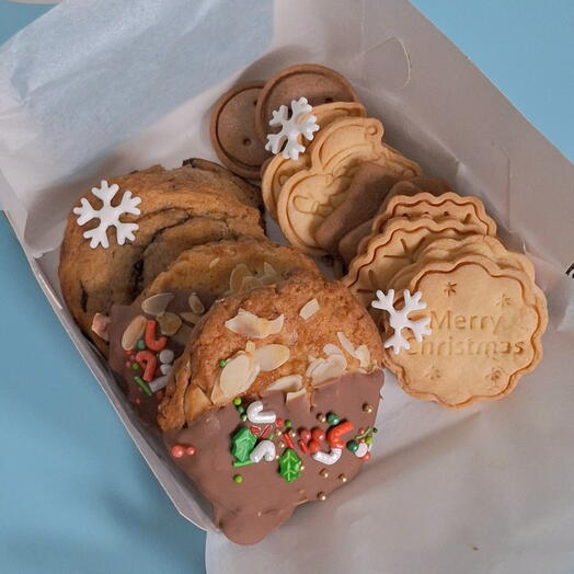 Новогодний набор печенья ассорти, малый