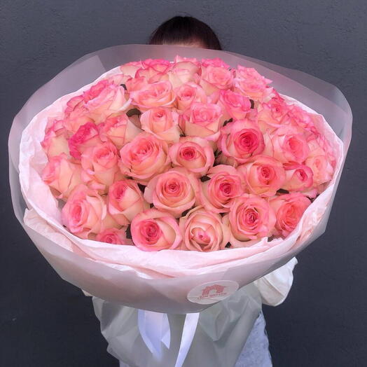 Букет из 51 розы Джумилия 50 см