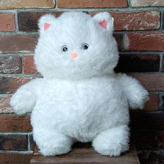 Мягкая игрушка Белый котик