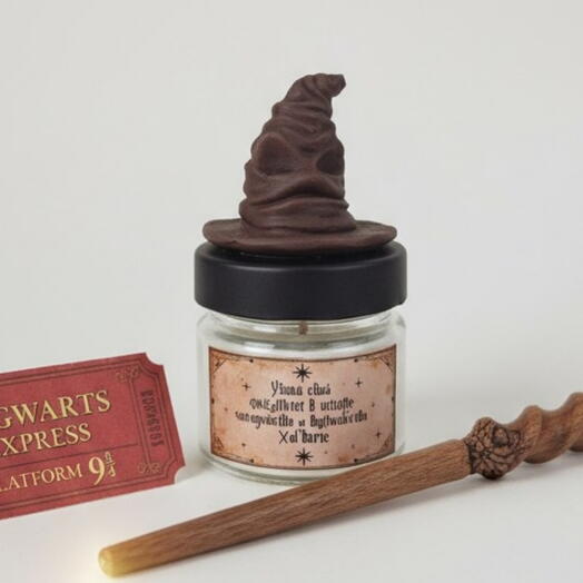 Свеча "Распределяющая Шляпа" Тыквенно-карамельный хруст 100мл