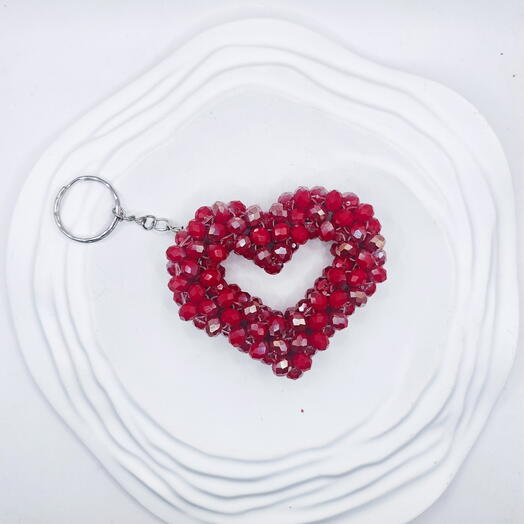 Брелок обвес на сумку сердце