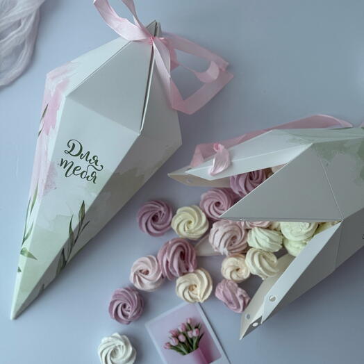 «Рог изобилия» зефирные завитки микс вкусов