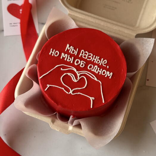 Бенто красный к 14 февраля