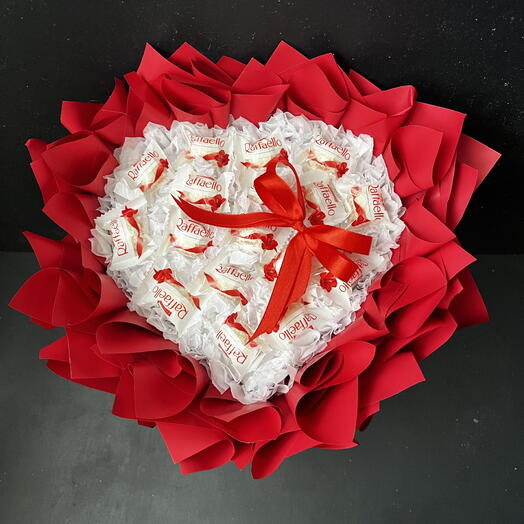 Букет «Raffaella» ,сердечко