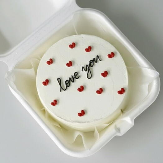 Бенто-торт "love you" в подарок любимому