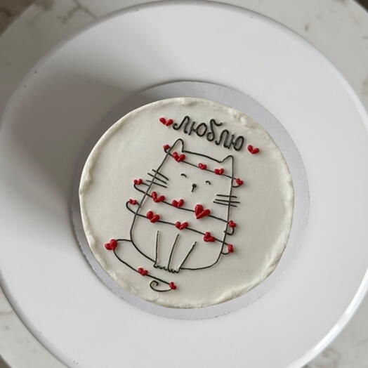 Бенто-торт с котиком