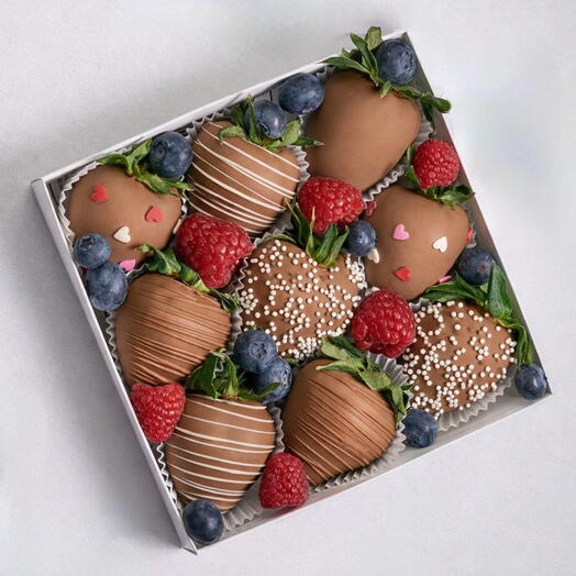 Клубника в шоколаде мини