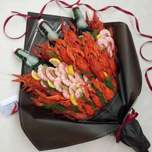 🦞🦐 🍻Букет из раков, креветок и пива